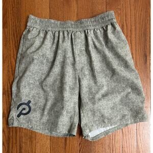 Pelaton Green Athletic‎ Short Gym Cycling Running Men's Medium EUC